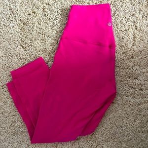 Lululemon sonic pink align leggings